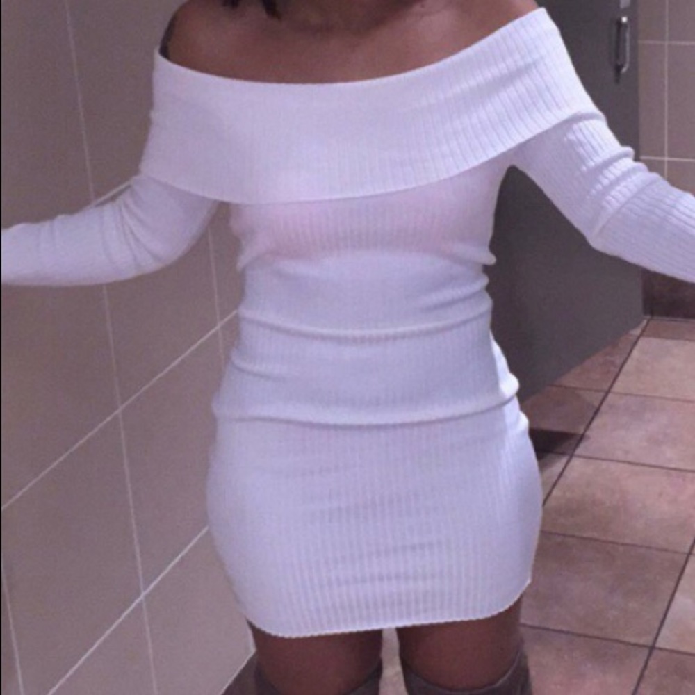 Off the shoulder dress